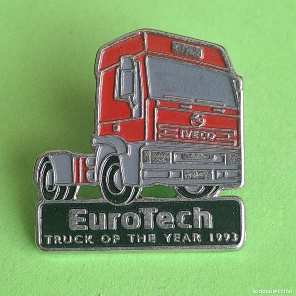 Pins de colecci&oacute;n: PIN - IVECO PEGASO EUROTECH TRUCK OF THE YEAR 1993 - CAMION