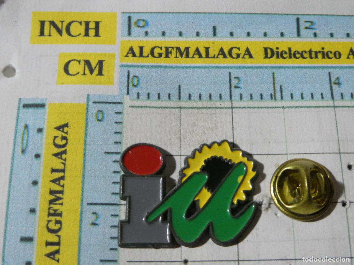Pins de colecci&oacute;n: PIN POL&Iacute;TICO SINDICAL IZQUIERDA UNIDA LOS VERDES