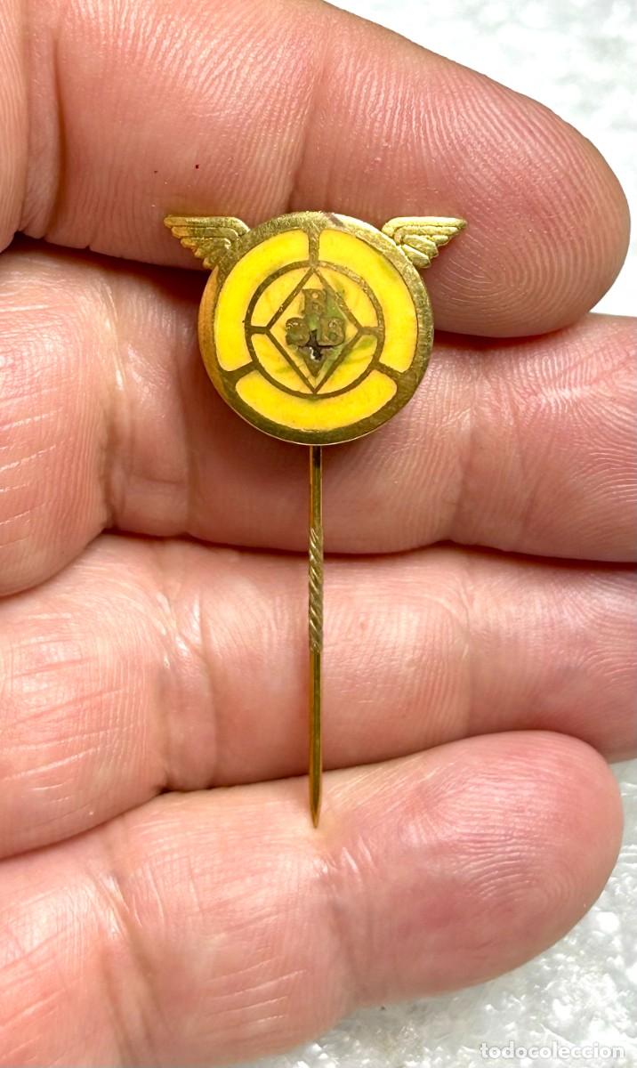 Sammlung von Pins: 3888.Insignia de alfiler vintage sueca relacionada con el transporte o sindicatos