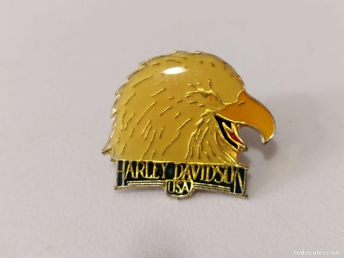 Pins de colecci&oacute;n: Pin Harley Davidson Motos USA Vintage