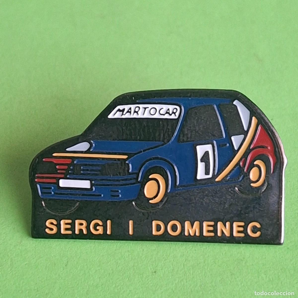 Pins de colecci&oacute;n: PIN - MARTOCAR PEUGEOT 205 RALLY RALLYE SERGI I DOMENEC - TEMATICA MOTOR AUTOMOVIL