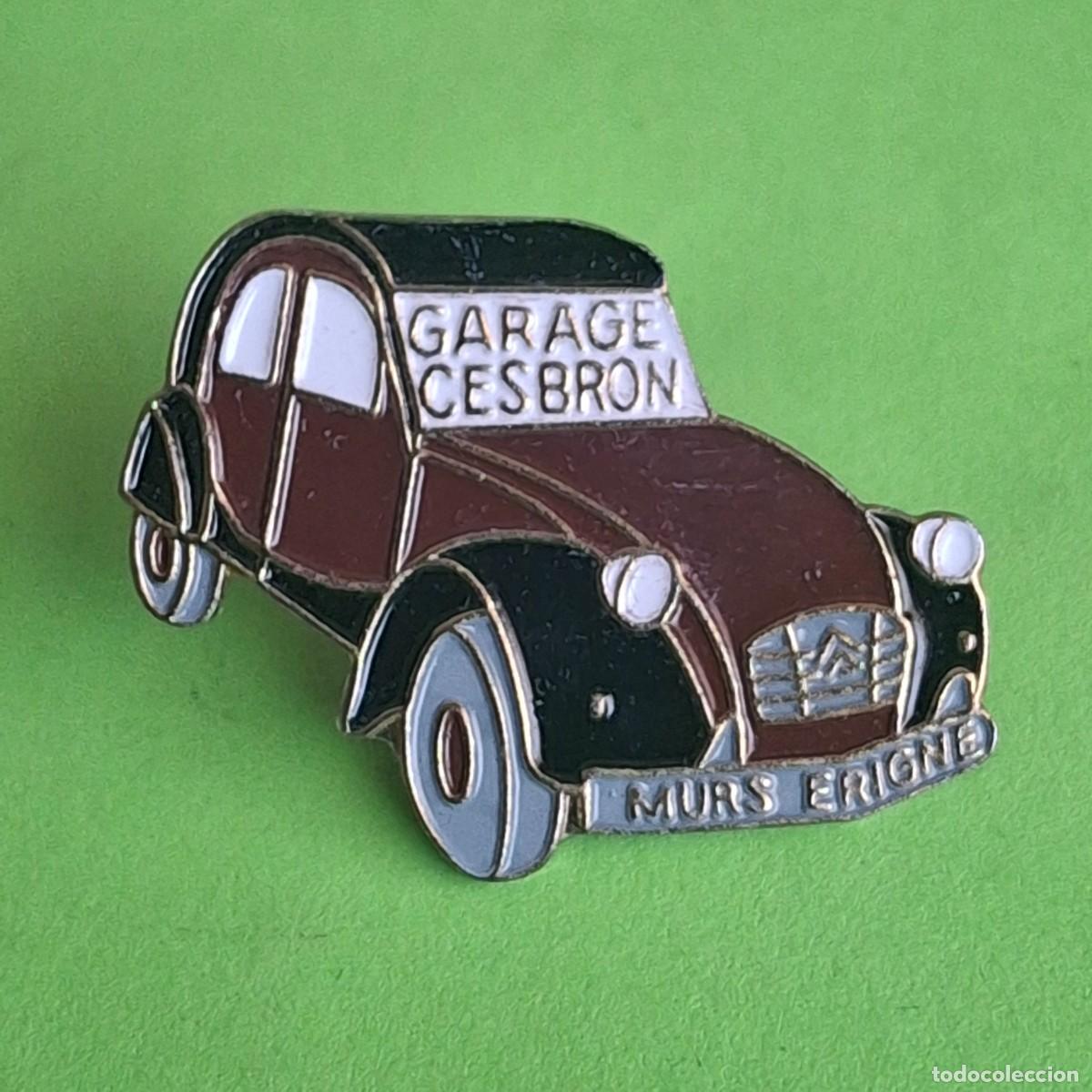 Pins de colecci&oacute;n: PIN - CITROEN 2CV 2 CV CHARLESTON - GARAGE CESBRON - MURS ERIGNE FRANCE - TEMATICA MOTOR AUTOMOVIL