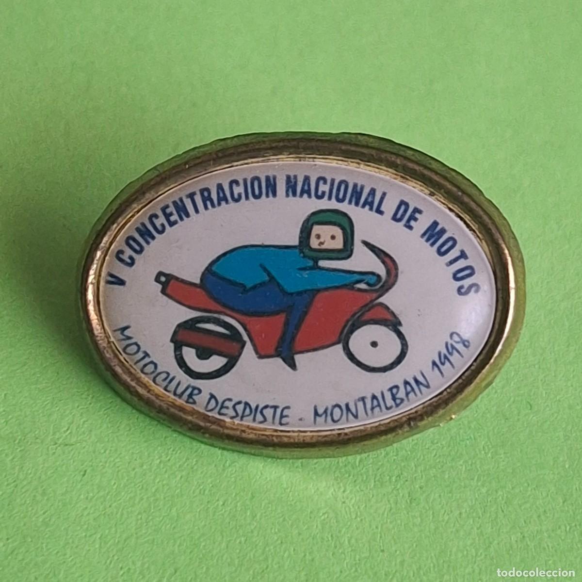 Pins de colecci&oacute;n: PIN - V CONCENTRACION NACIONAL DE MOTOS - MOTO CLUB DESPISTE - MONTALBAN 1998