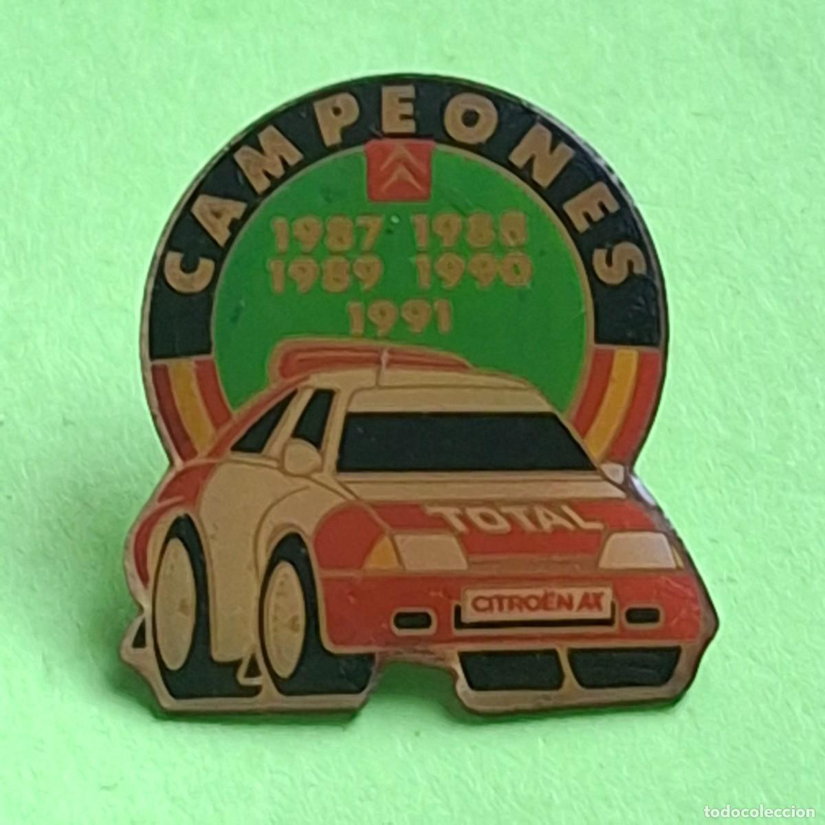 Pins de colecci&oacute;n: PIN - CITROEN AX CAMPEON TOTAL - TEMATICA MOTOR AUTOMOVIL COCHE AUTO