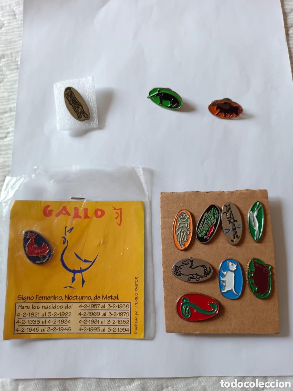 Pins de colecci&oacute;n: 12 Pins del hor&oacute;scopo chino