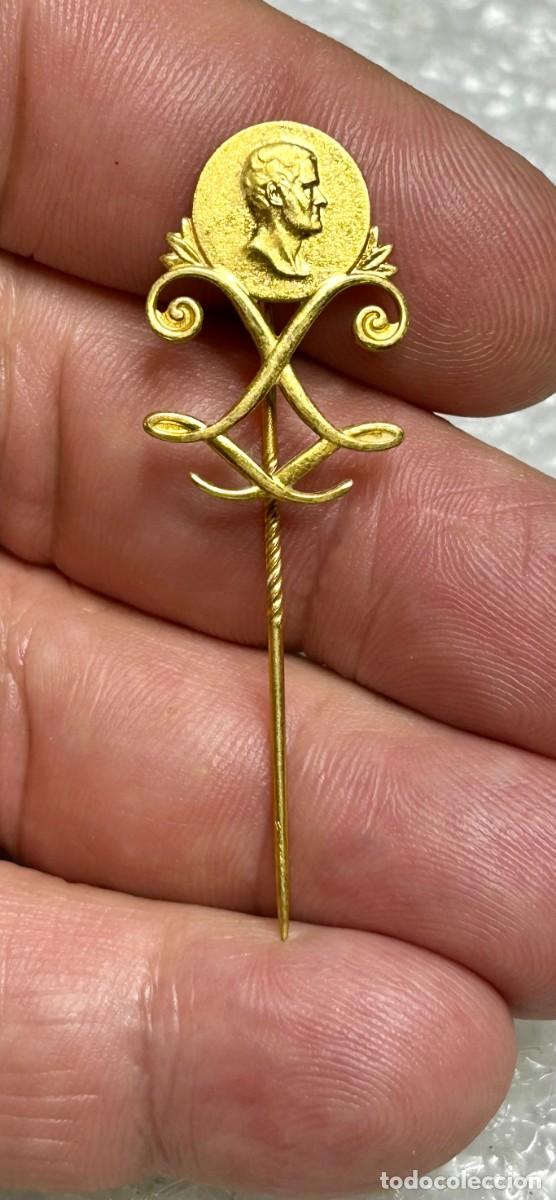 Pins de colecci&oacute;n: 3952.Insignia de alfiler vintage sueco de Pehr Henrik Ling (1776&ndash;1839) el padre de la gimnasia sueca