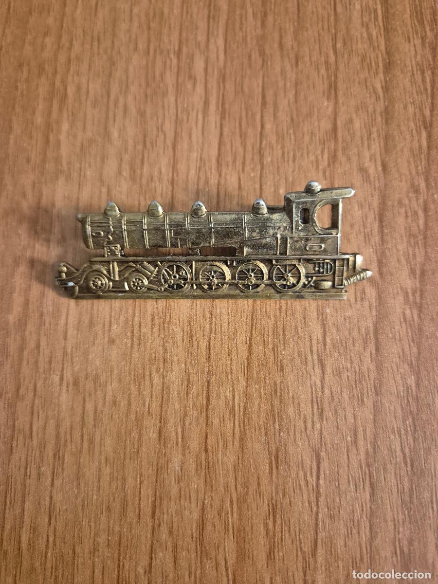 Pins de colecci&oacute;n: ANTIGUA, INSIGNIA DE AGUJA LOCOMOTORA A VAPOR.