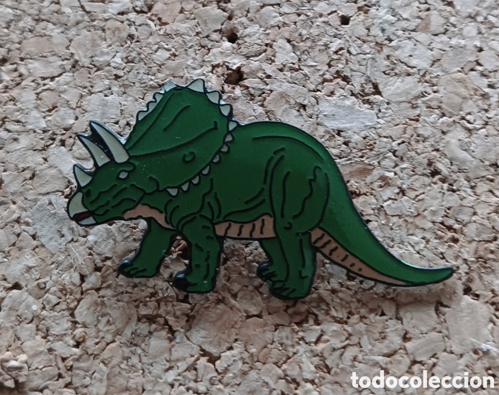 Pins de colecci&oacute;n: PIN DINOSAURIOS - TRICERATORS - Foto 1