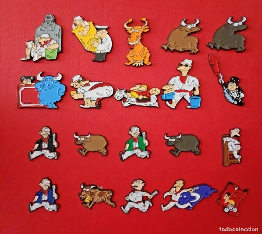 Pins de colecci&oacute;n: Lote de 20 pins. San Ferm&iacute;n, Pamplona, Navarra, taurinos.