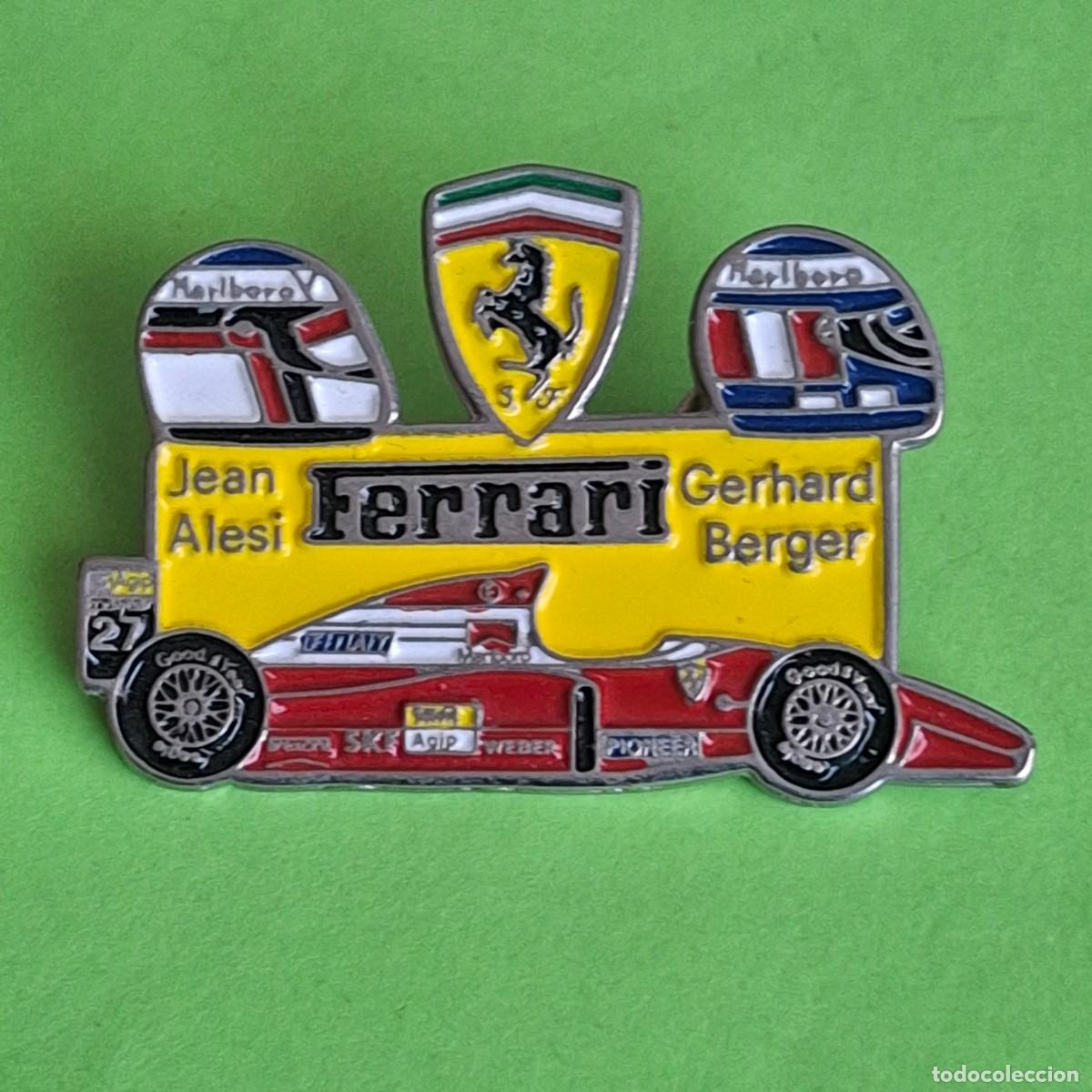 Pins de colecci&oacute;n: PIN - FORMULA 1 F1 FERRARI JEAN ALESI GERARD BERGER - TEMATICA MOTOR AUTOMOVIL