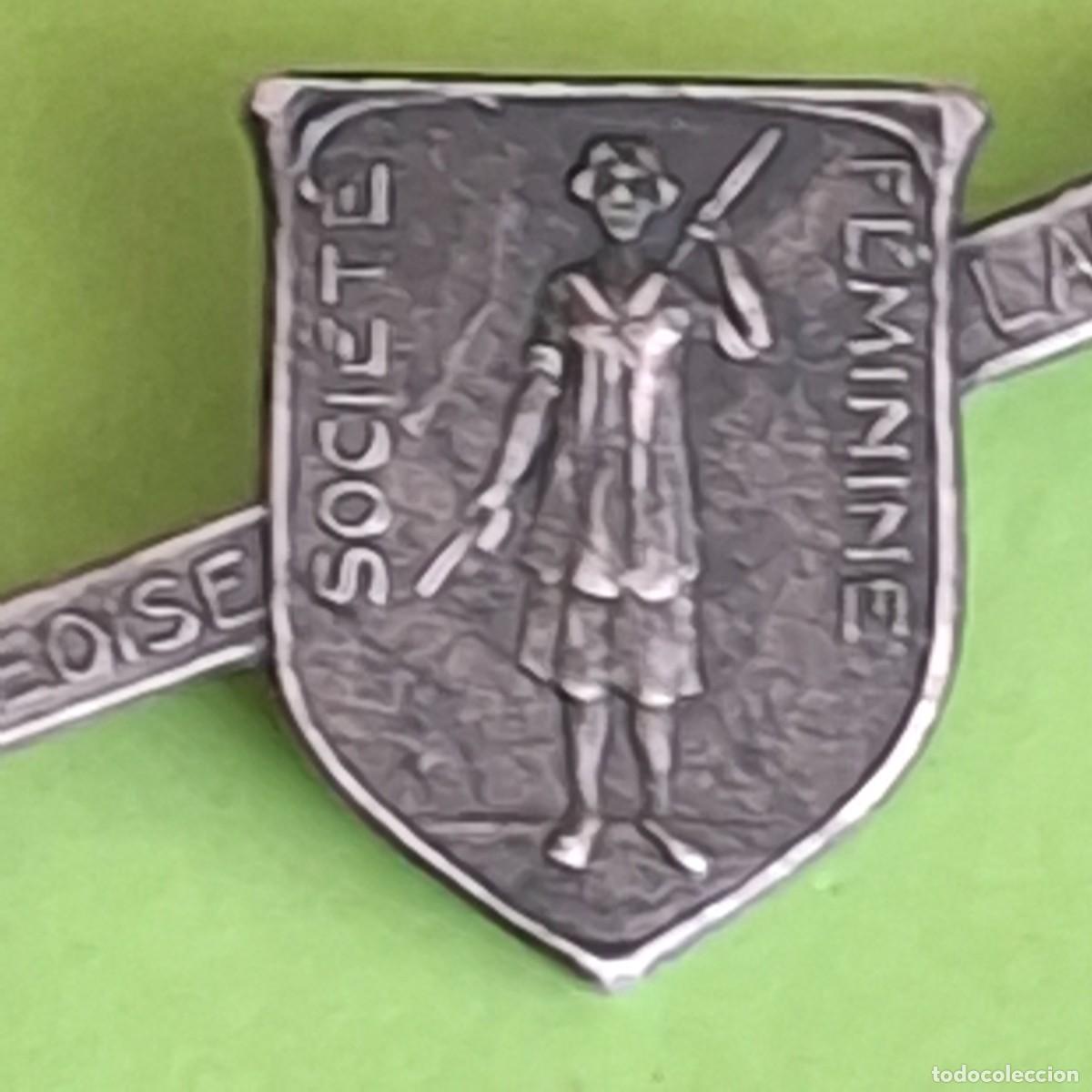 Pins de colecci&oacute;n: ANTIGUA INSIGNIA DE AGUJA PIN - SOCIETE FEMININE BOURGEOISE LAUSANNE