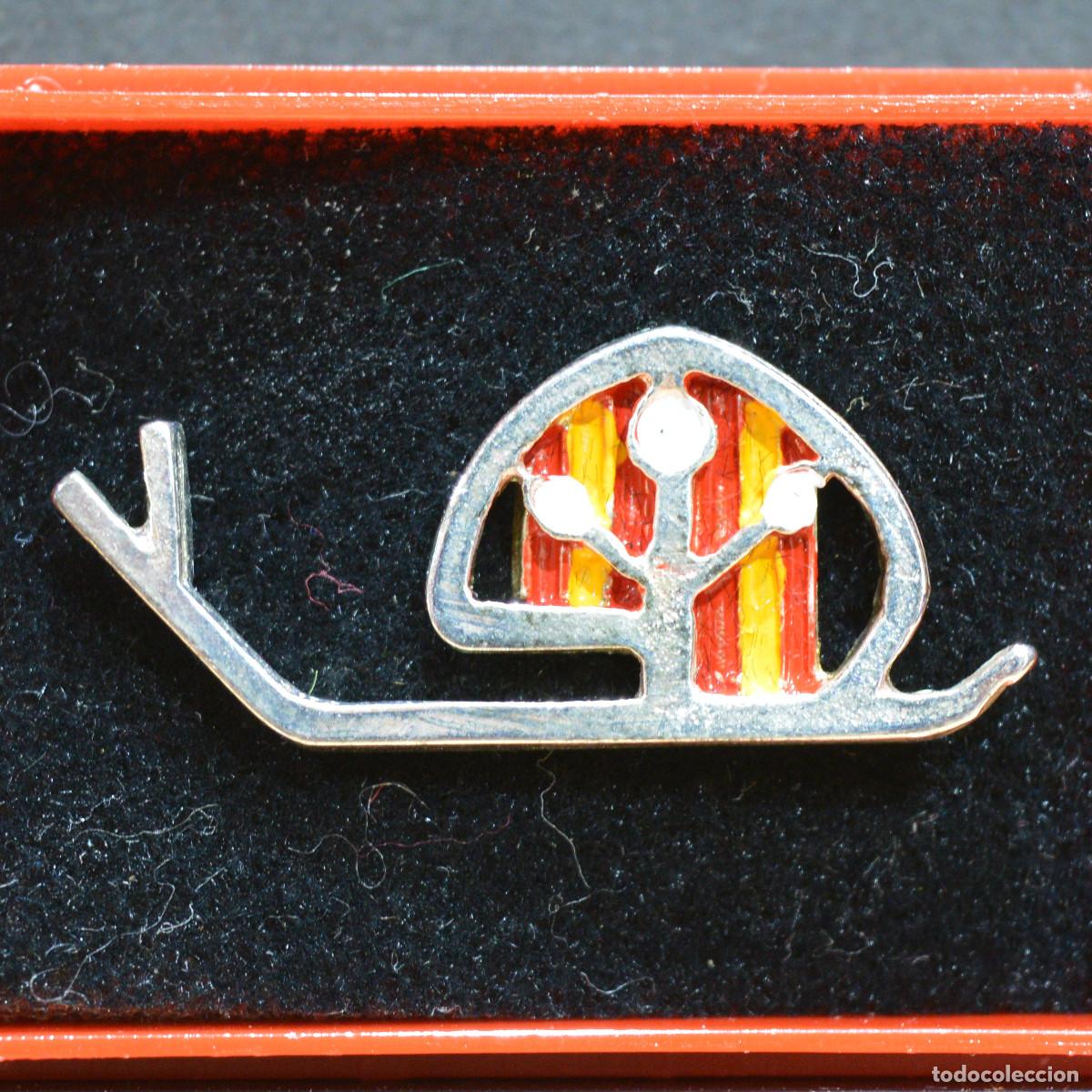 Pins de colecci&oacute;n: PIN DE DE PLATA ORDRE DEL CARGOL LLEIDA FECOLL 2005