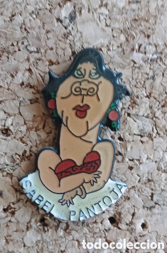 Pins de colecci&oacute;n: PIN CARICATURA ISABEL PANTOJA ESMALTADO