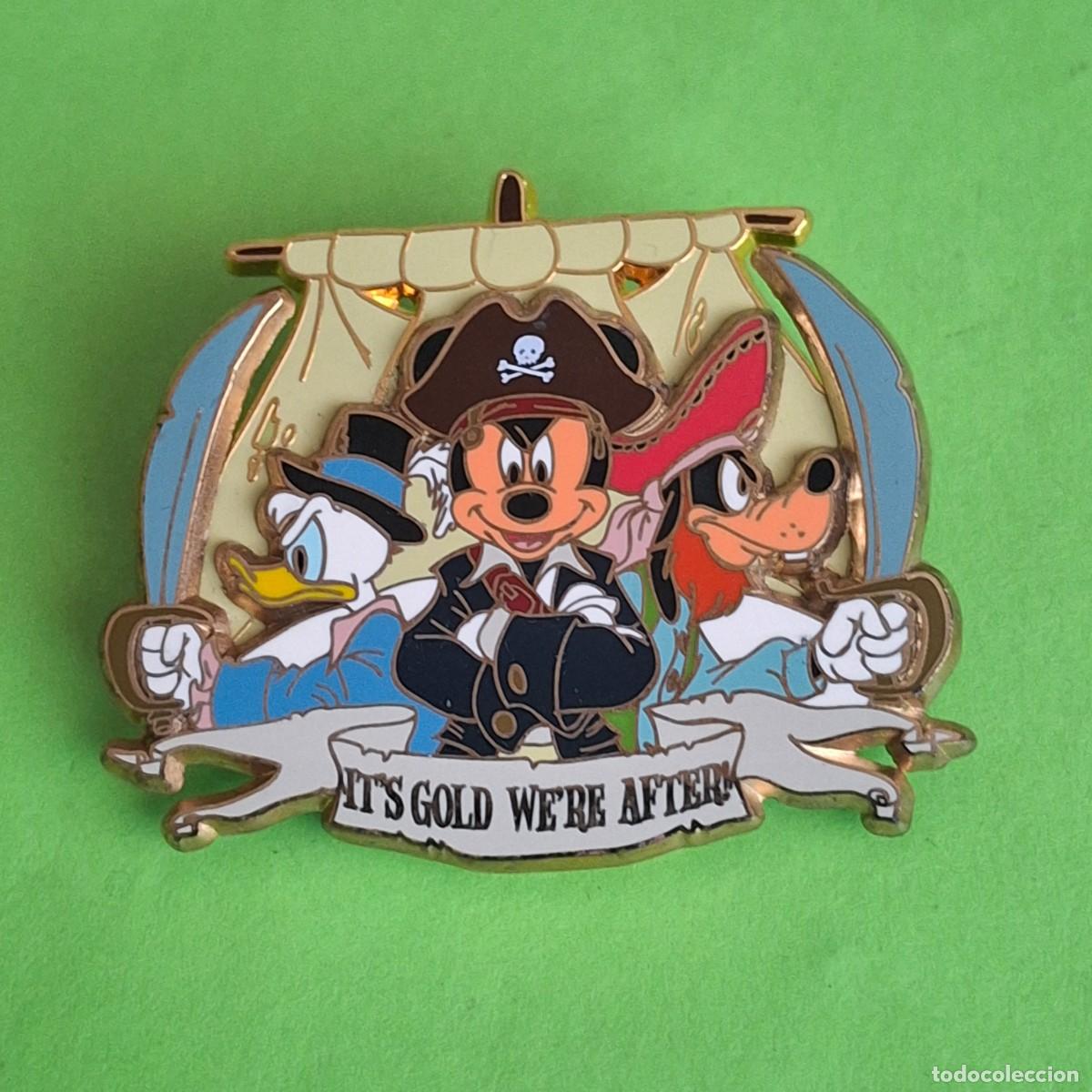 Pins de colecci&oacute;n: PIN - PIRATAS DEL CARIBE LEGEND OF THE GOLDEN WALT DISNEY MICHEY MOUSE - DISNEYLAND RESORT PARIS