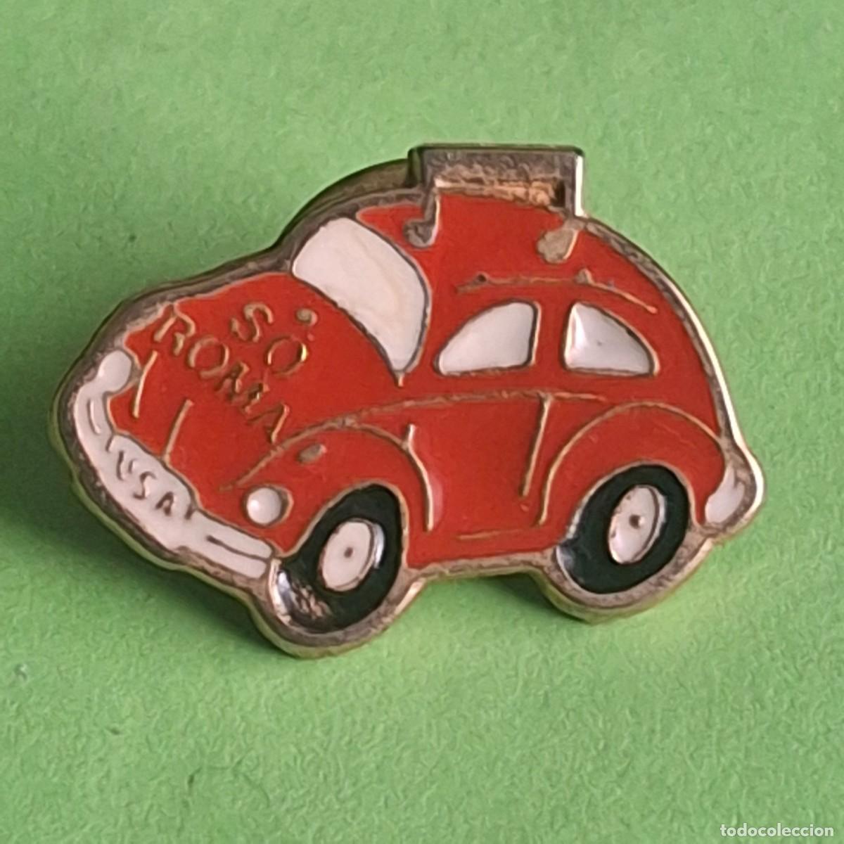 Pins de colecci&oacute;n: PIN - VOLKSWAGEN ESCARABAJO BEETLE - SO ROMA USA - TEMATICA MOTOR COCHE AUTOMOVIL