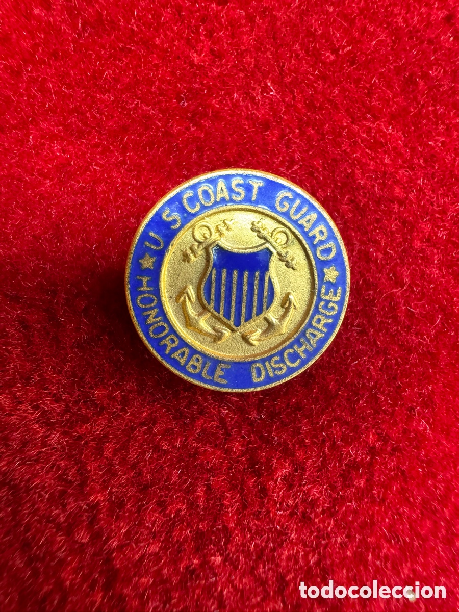 Pins de colecci&oacute;n: Antiguo pin guardia costera de los Estados Unidos!