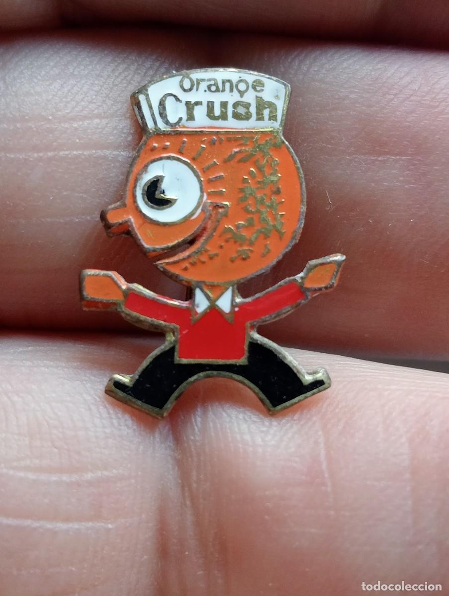 Pins de colecci&oacute;n: INSIGNIA ORANGE CRUSH TEMA BEBIDAS REFRESCOS PINS ALFILER SOLAPA