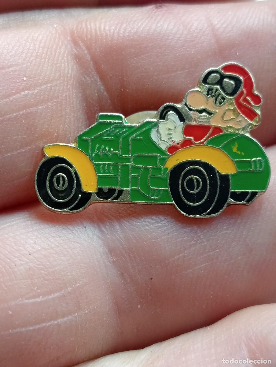 Pins de colecci&oacute;n: PINS SUPER MARIO BROSS CON COCHE NINTENDO ARCADE INSIGNIA