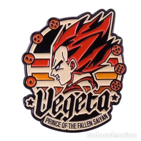 Pins de colecci&oacute;n: Pin Dragon Ball Z Vegeta series de anime de los a&ntilde;os 90