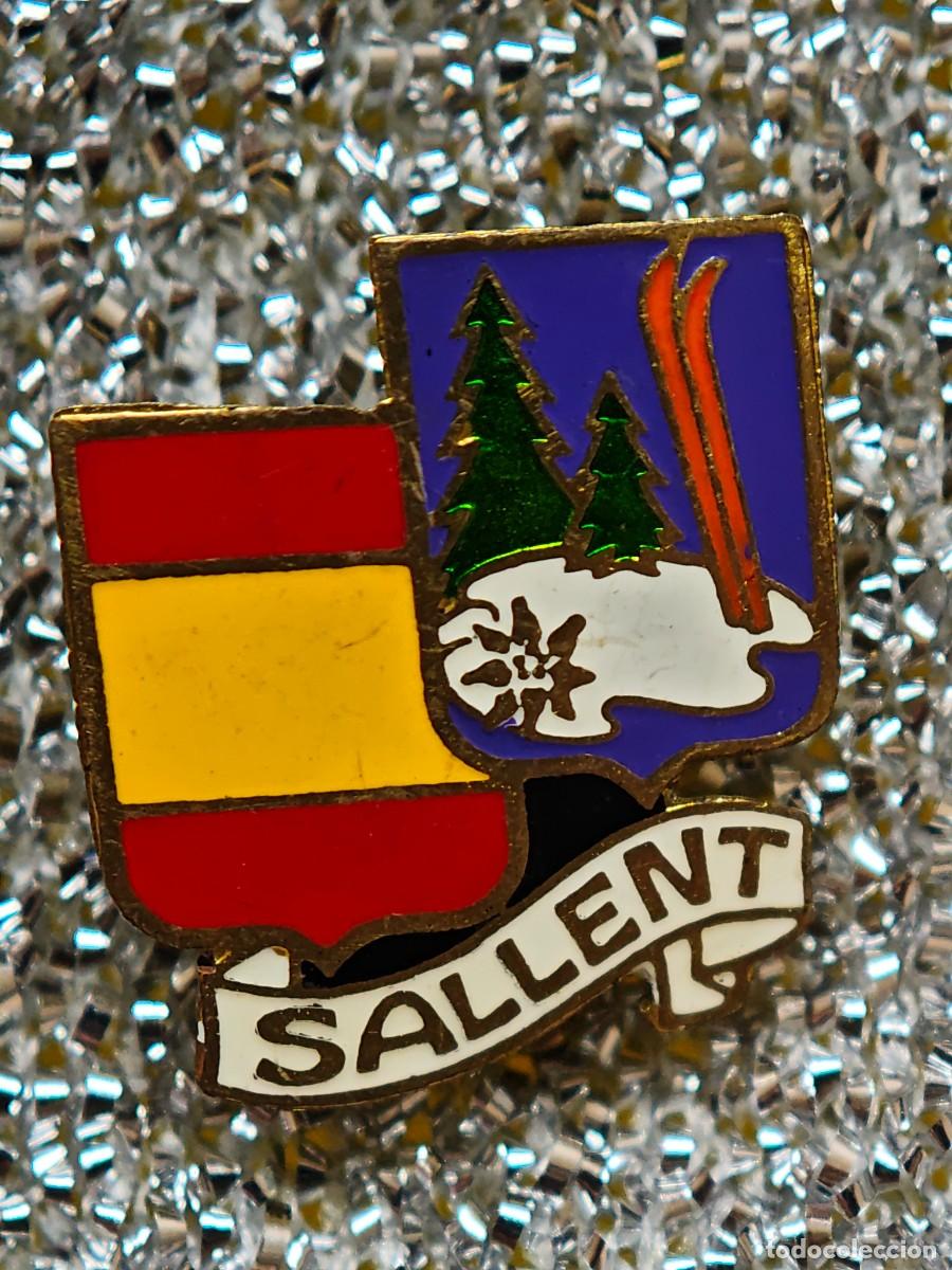 Pins de colecci&oacute;n: PIN AGUJA SALLENT BANDERA A&Ntilde;OS 60