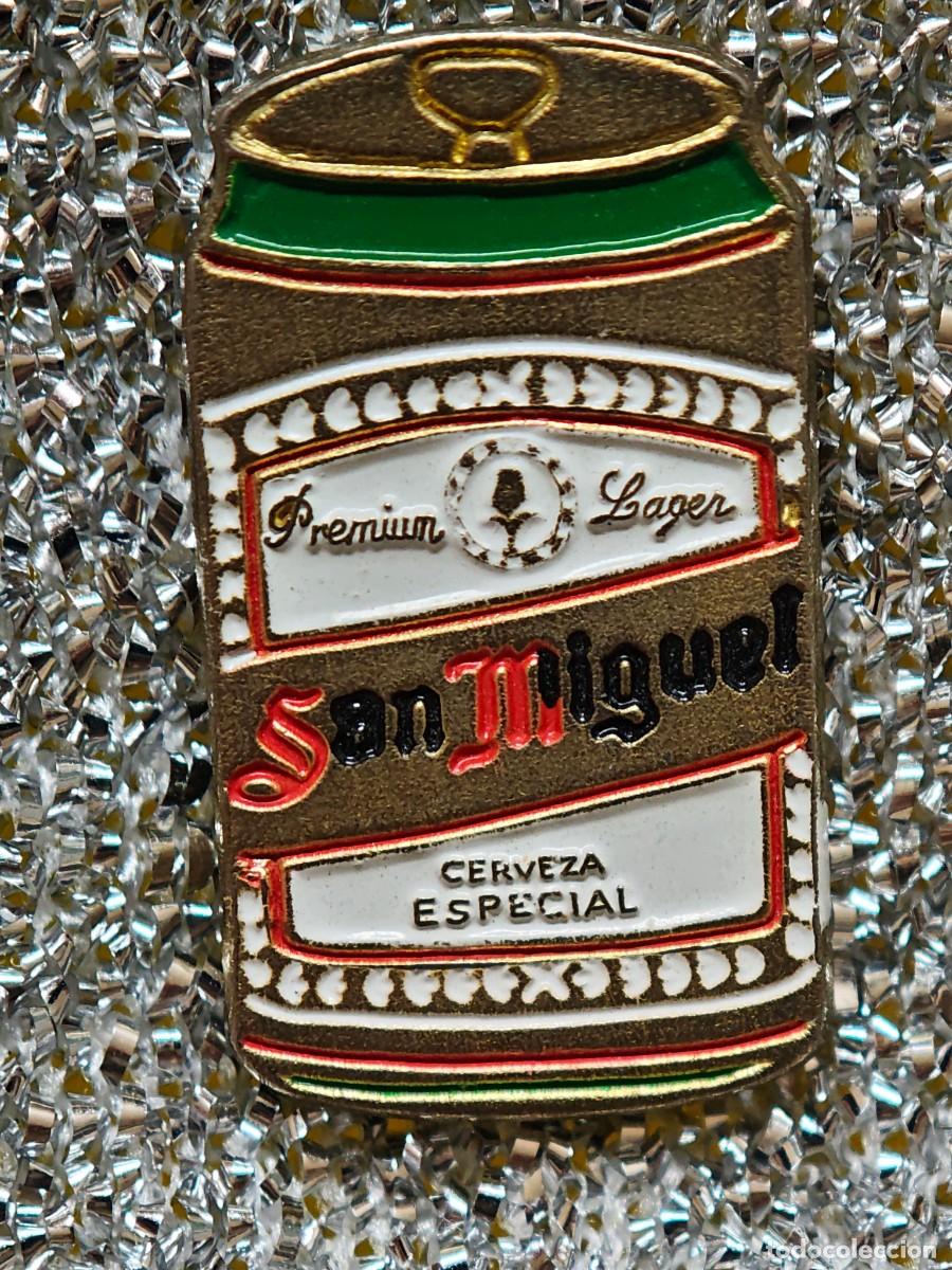 Pins de colecci&oacute;n: PIN LATA CERVEZA SAN MIGUEL