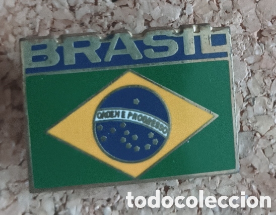 Pins de colecci&oacute;n: PIN DE AGUJA - PAISES- BRASIL