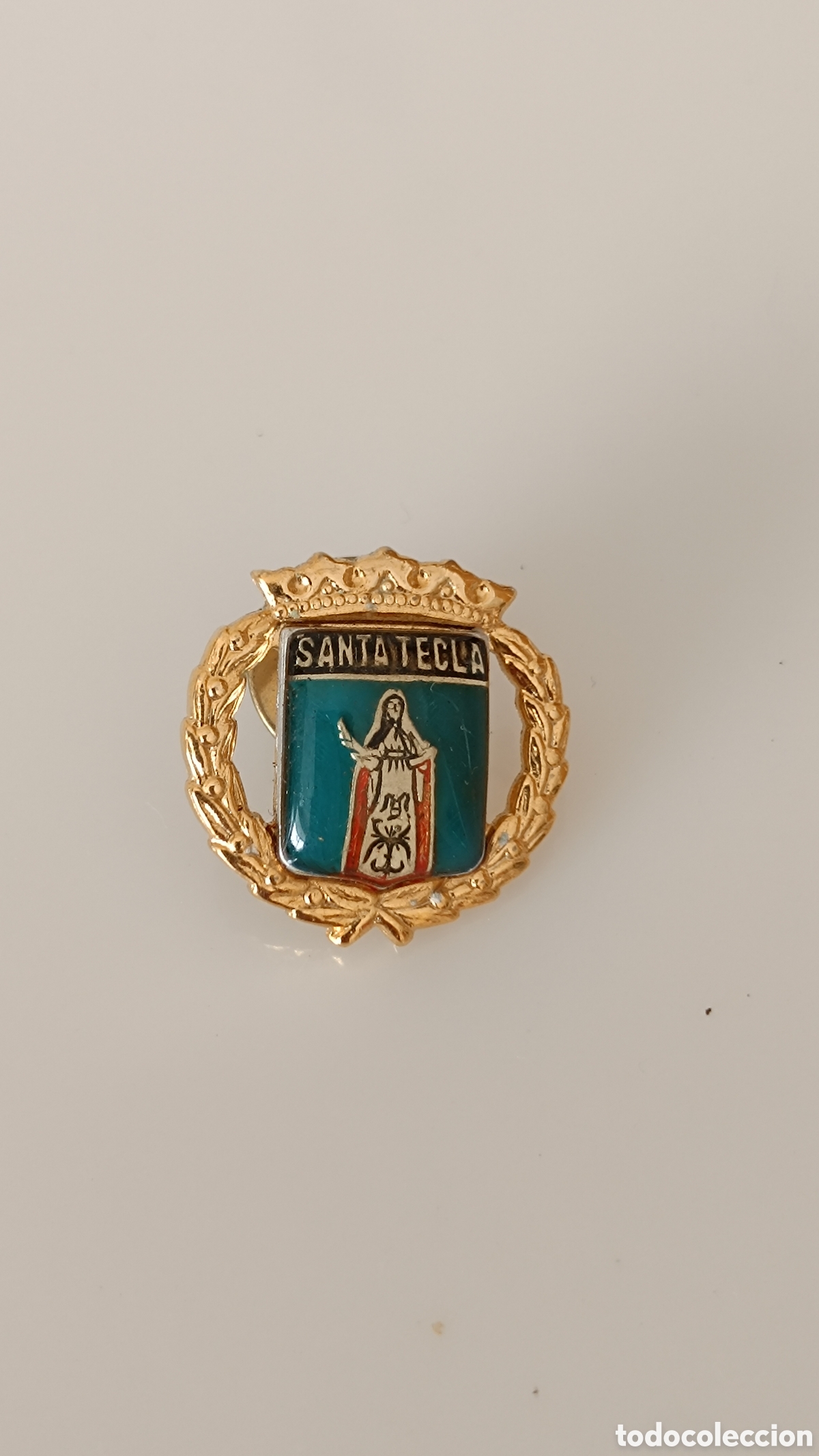 Pins de colecci&oacute;n: Pin virgen santa tecla - Foto 1
