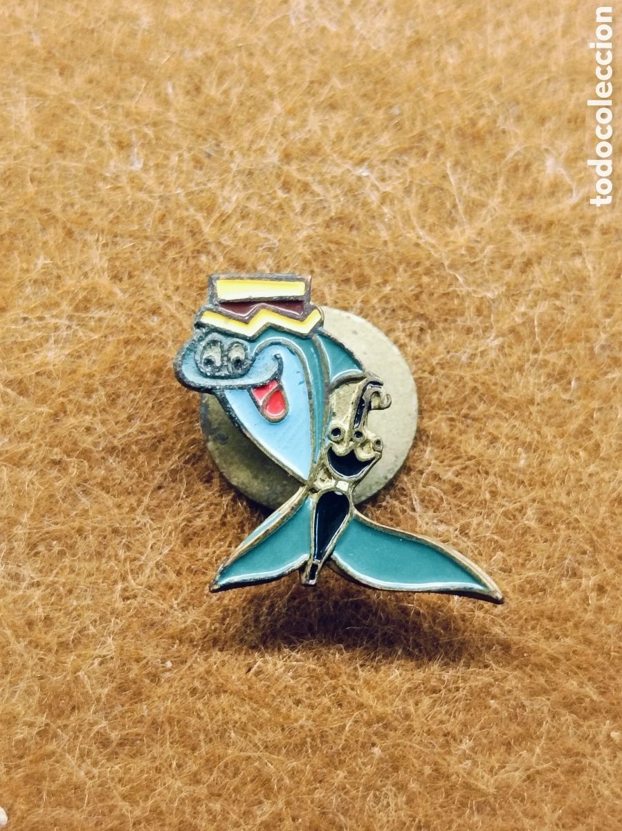 Pins de colecci&oacute;n: ANTIGUO PIN DE OJAL . GINEBRA GREEN FISH