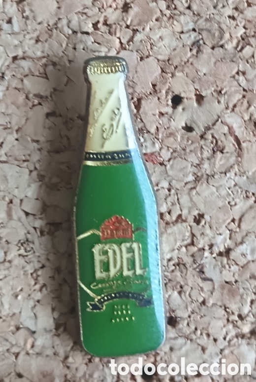 Pins de colecci&oacute;n: PIN BOTELLA CERVEZA EDEL ESMALTADO