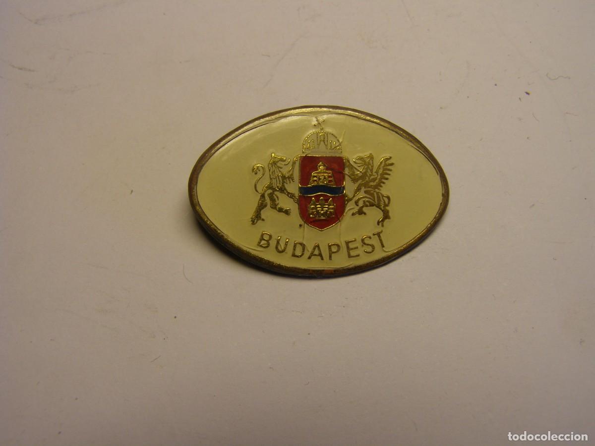 Pins de colecci&oacute;n: Viejo pin aguja Budapest, Hungr&iacute;a.