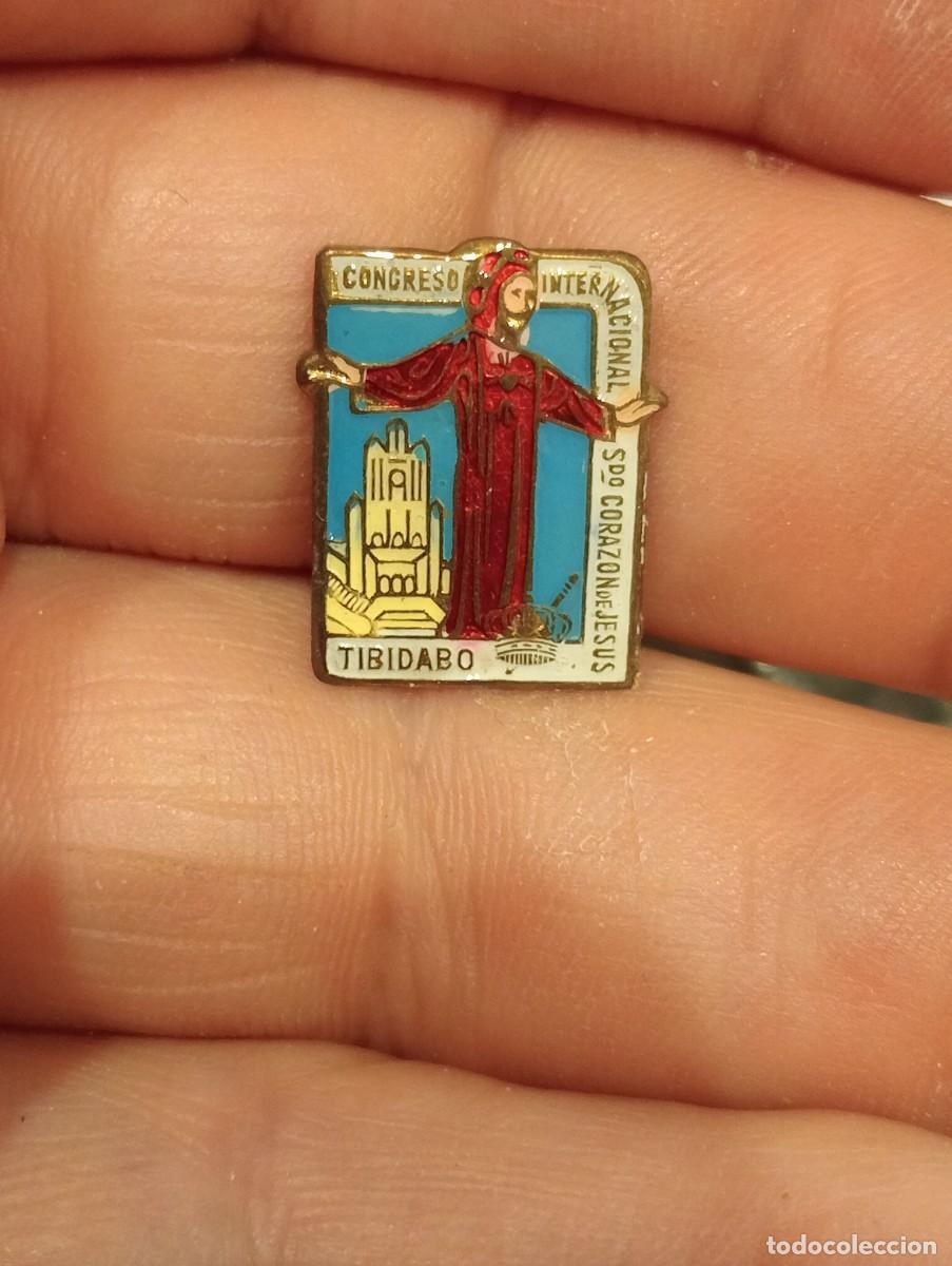 Pins de colecci&oacute;n: INSIGNIA CONGRESO INTERNACIONAL CORAZ&Oacute;N DE JES&Uacute;S TIBIDABO BARCELONA PINS ALFILER RELIGIOSO