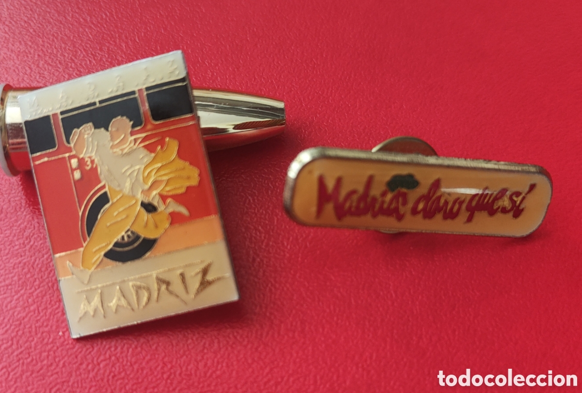 Pins de colecci&oacute;n: 2 Pines Movida Madrile&ntilde;a