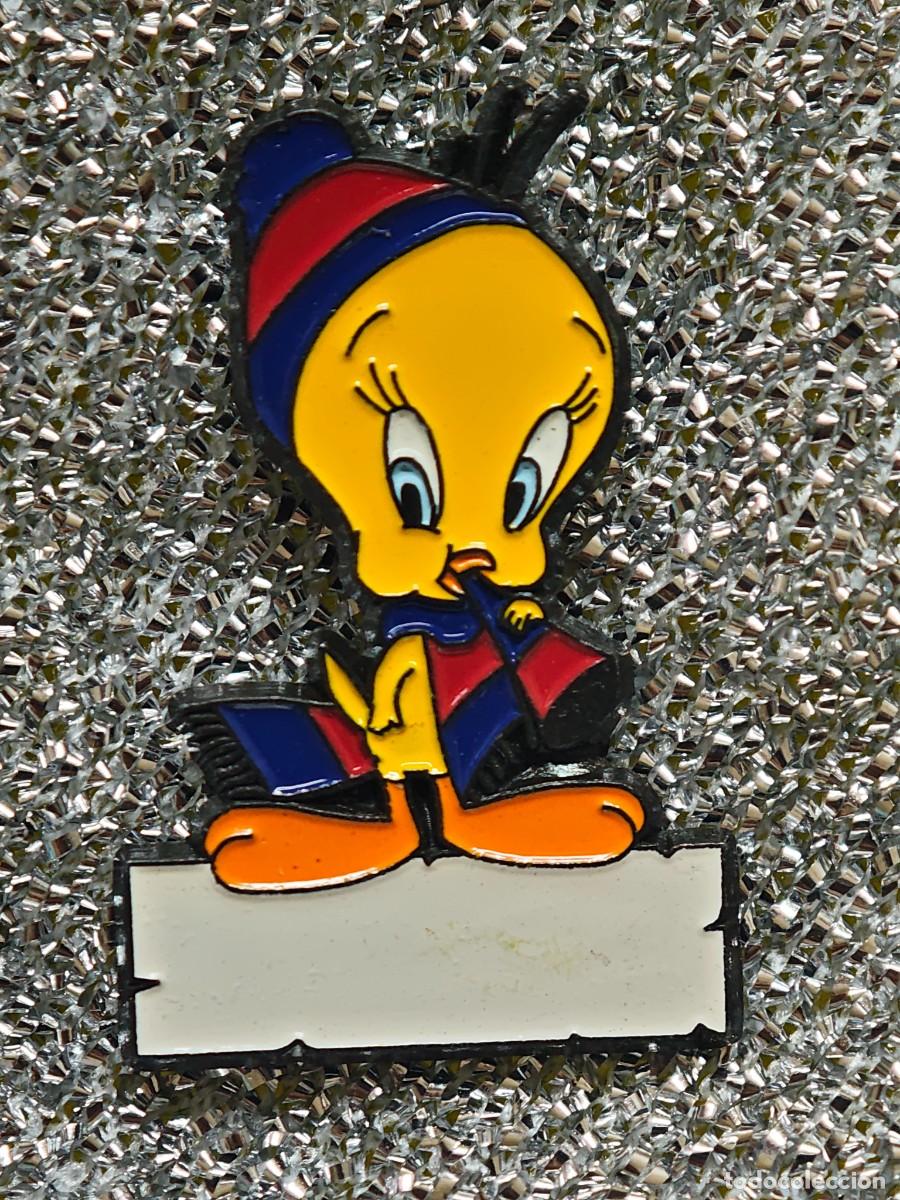 Pins de colecci&oacute;n: PIN PIOLIN HINCHA FC BARCELONA A&Ntilde;OS 90 WARNER BROS