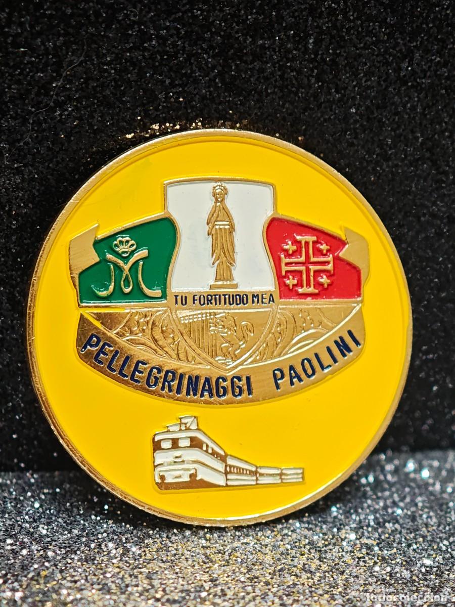 Pins de colecci&oacute;n: PIN INSIGNIA MEDALLA BROCHE MILITAR. PEREGRINACI&Oacute;N MILITAR LOURDES TREN FERROCARRIL PAOLINI
