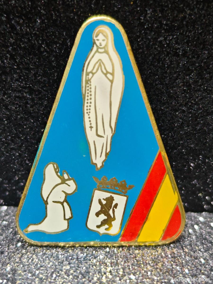 Pins de colecci&oacute;n: PIN INSIGNIA aguja RELIGIOSA. NUESTRA SE&Ntilde;ORA DE LOURDES