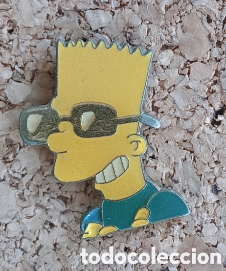 Pins de colecci&oacute;n: PIN BART SIMPSON GAFAS DE SOL - Foto 1