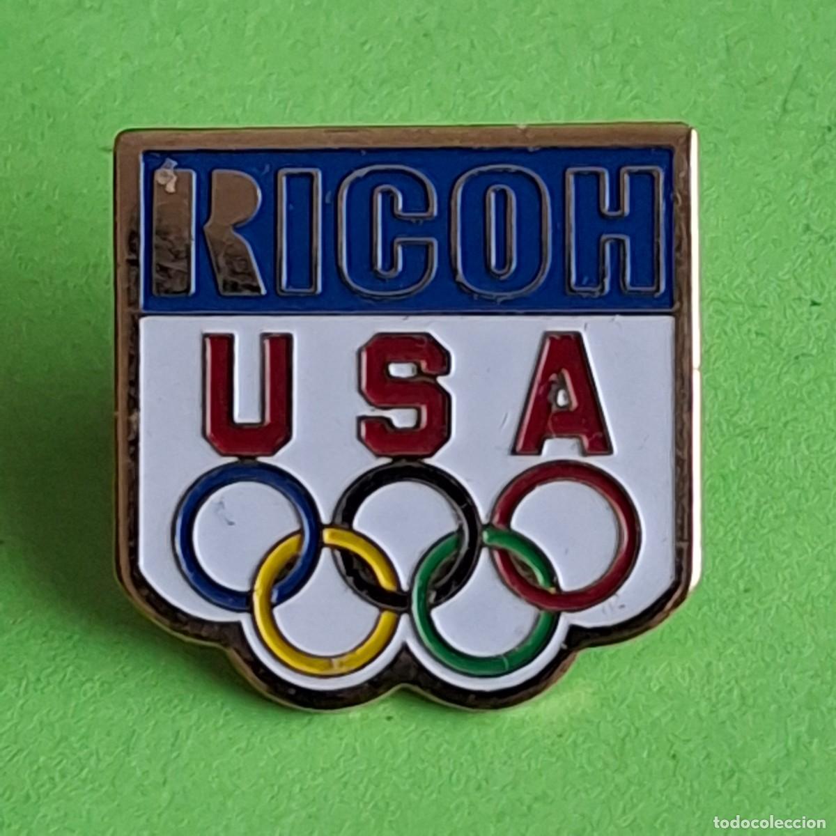 Pins de colecci&oacute;n: PIN OLIMPICO OLYMPIC GAMES JUEGOS OLIMPICOS OLIMPIADAS - USA RICOH SPONSOR ESTADOS UNIDOS