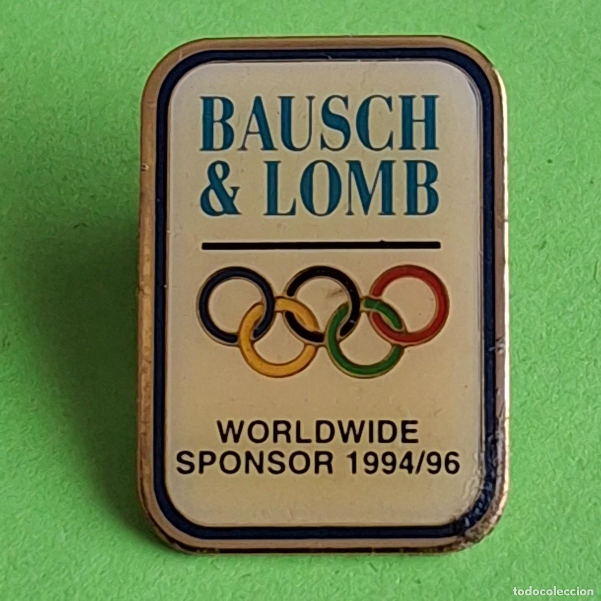 Pins de colecci&oacute;n: PIN OLIMPICO OLYMPIC GAMES JUEGOS OLIMPICOS OLIMPIADAS - BASCH & LOMB WORLDWIDE SPONSOR 1994/96