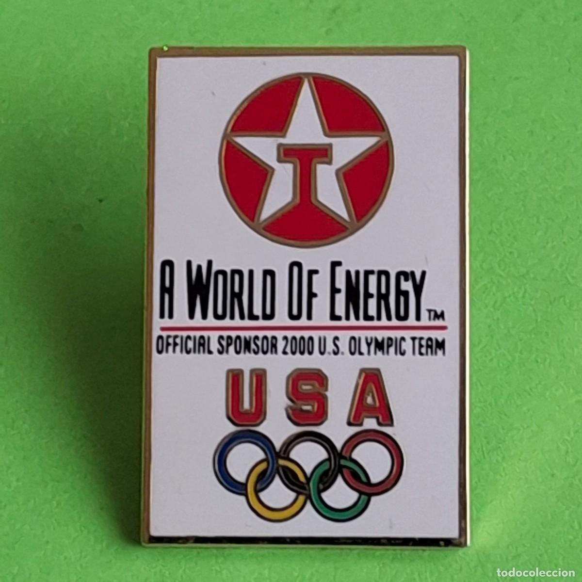 Pins de colecci&oacute;n: PIN OLIMPICO OLYMPIC GAMES JUEGOS OLIMPICOS OLIMPIADAS - USA ESTADO UNIDOS - TEXACO