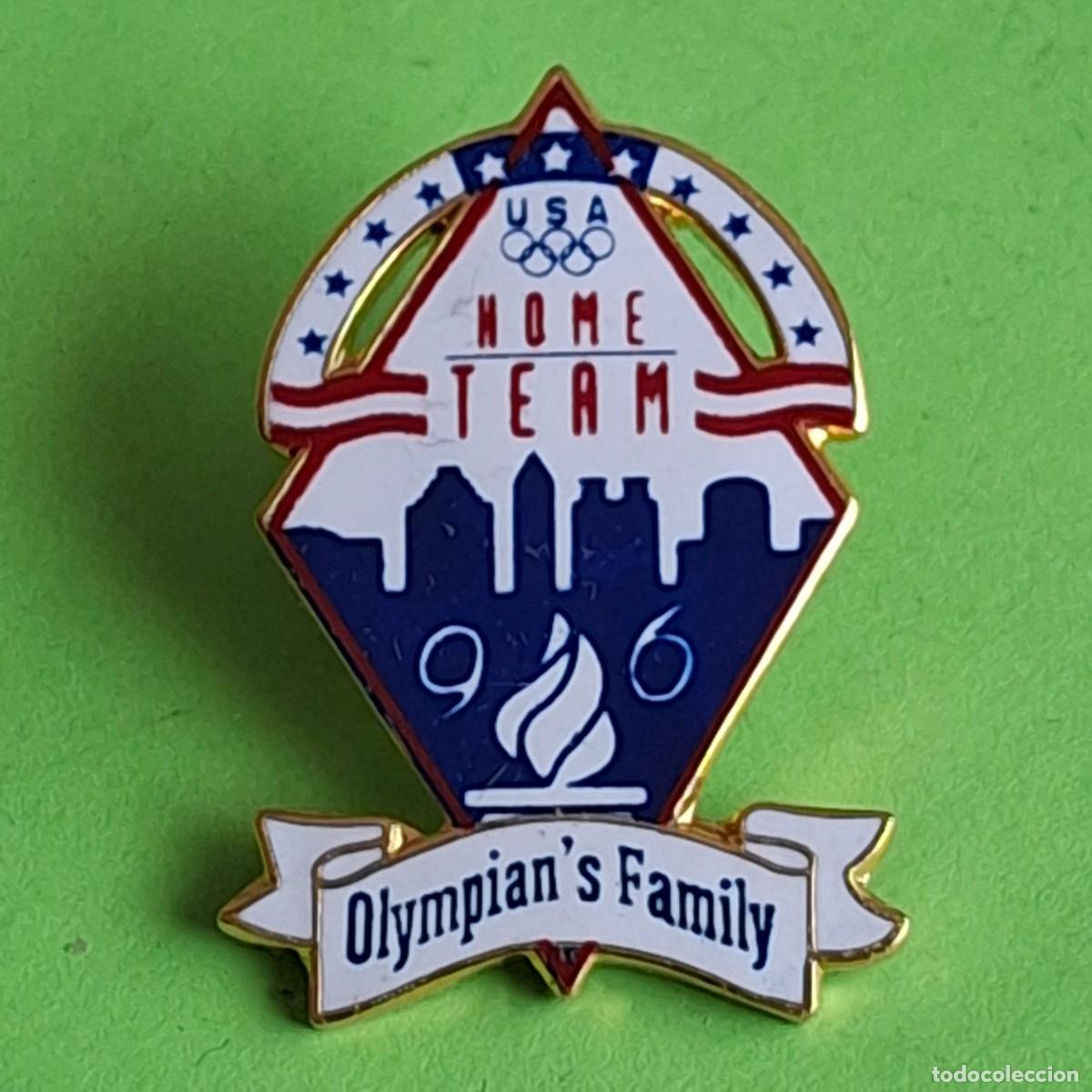 Pins de colecci&oacute;n: PIN OLIMPICO OLYMPIC GAMES JUEGOS OLIMPICOS OLIMPIADAS - USA HOME TEAM OLYMPIAN&acute;S FAMILY