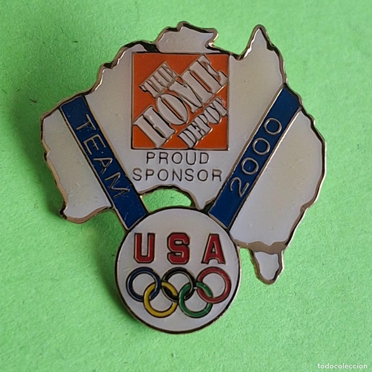 Pins de colecci&oacute;n: PIN OLIMPICO OLYMPIC GAMES JUEGOS OLIMPICOS OLIMPIADAS - THE HOME DEPOT TEAM USA SPONSOR 2000