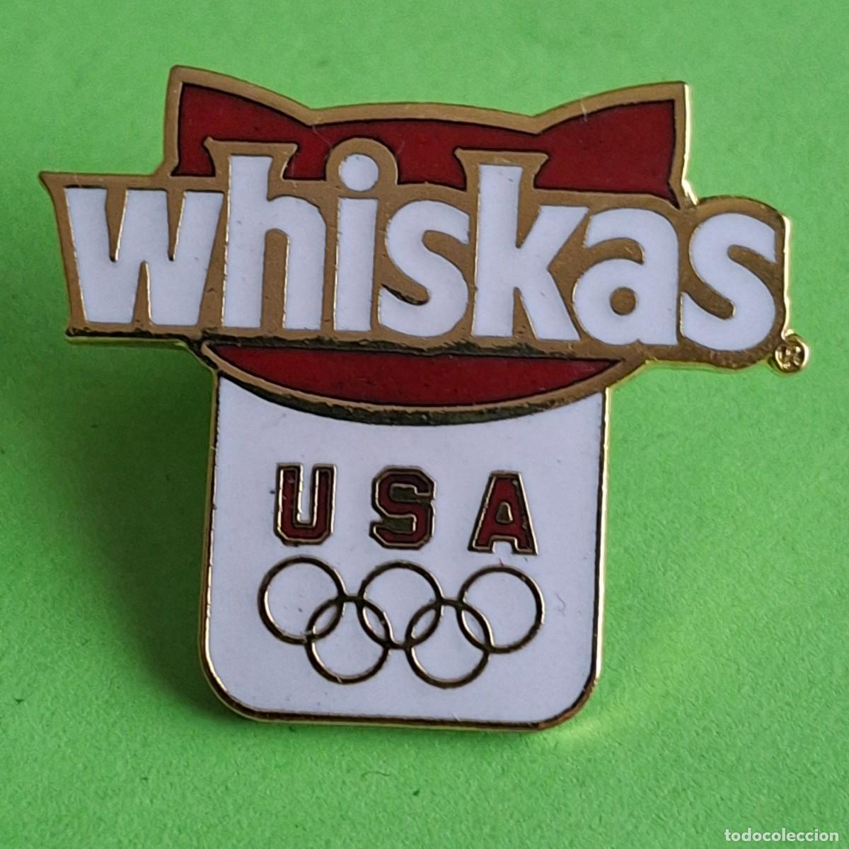 Pins de colecci&oacute;n: PIN OLIMPICO OLYMPIC GAMES JUEGOS OLIMPICOS OLIMPIADAS - USA ESTADOS UNIDOS WHISKAS
