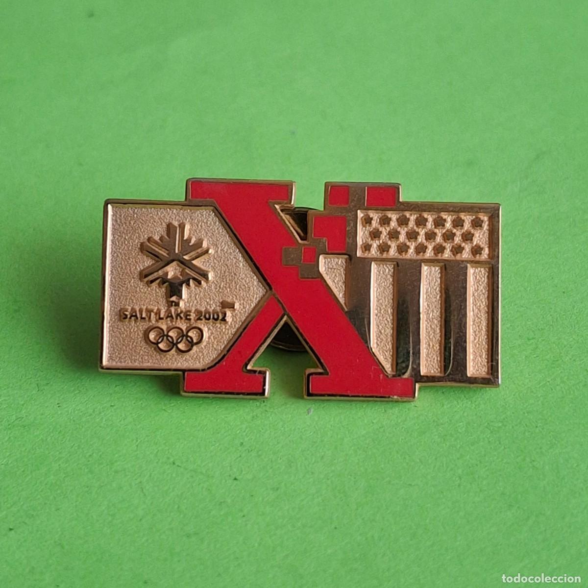 Pin's de collection: PIN OLIMPICO OLYMPIC GAMES JUEGOS OLIMPICOS OLIMPIADAS - SALT LAKE 2002 USA TEAM XEROX