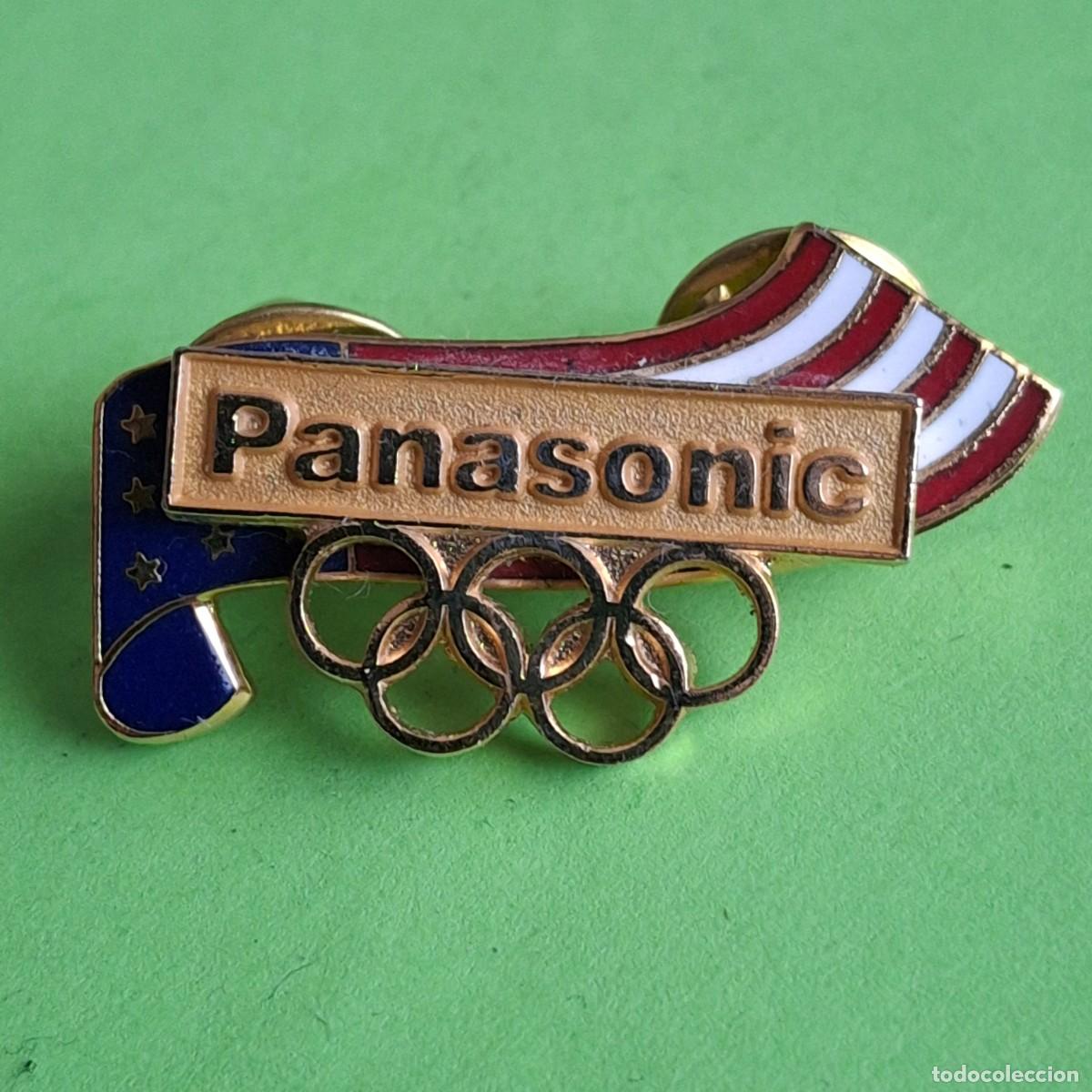 Pin's de collection: PIN OLIMPICO OLYMPIC GAMES JUEGOS OLIMPICOS OLIMPIADAS - USA TEAM PANASONIC