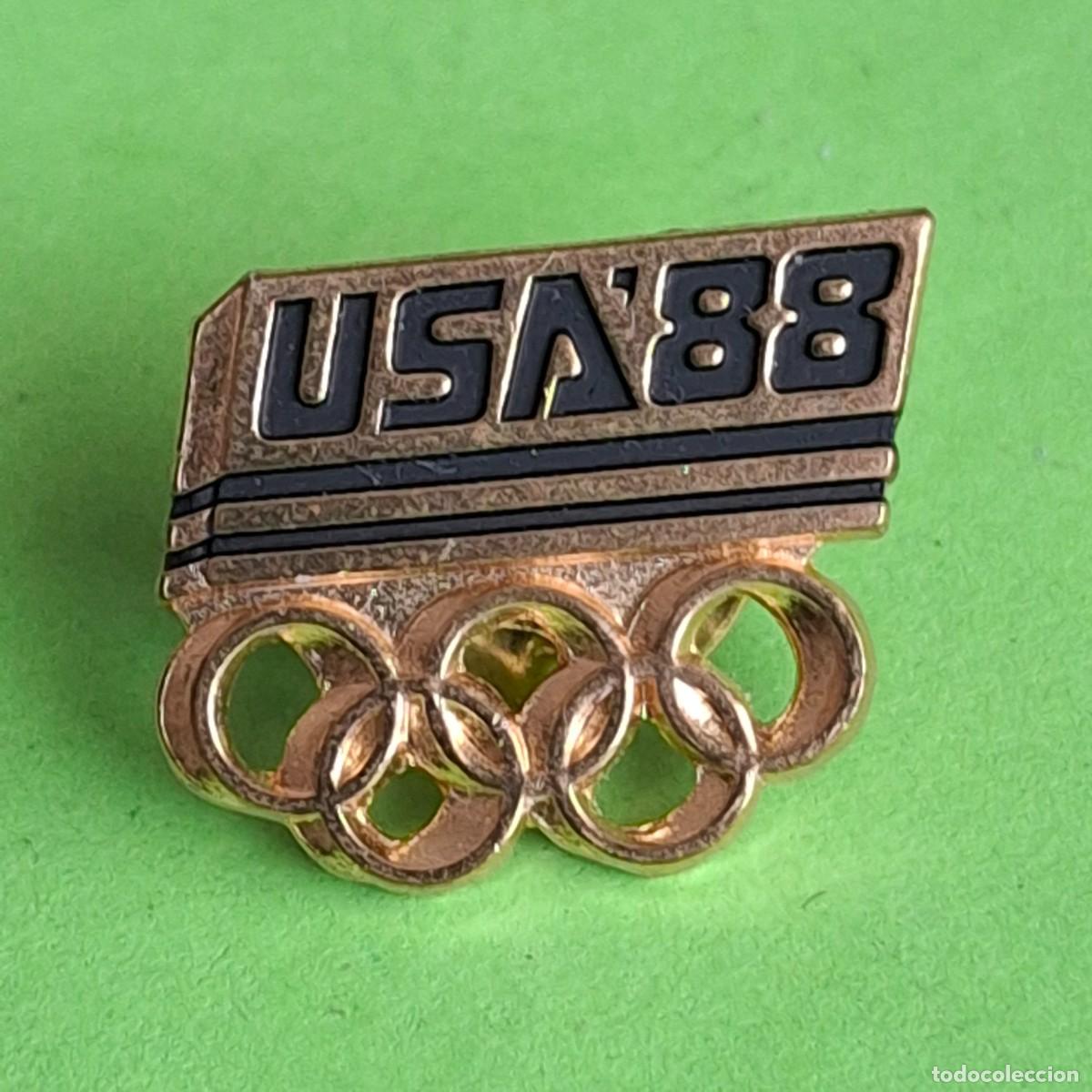 Pins de colecci&oacute;n: PIN OLIMPICO OLYMPIC GAMES JUEGOS OLIMPICOS OLIMPIADAS - USA &acute;88 1988