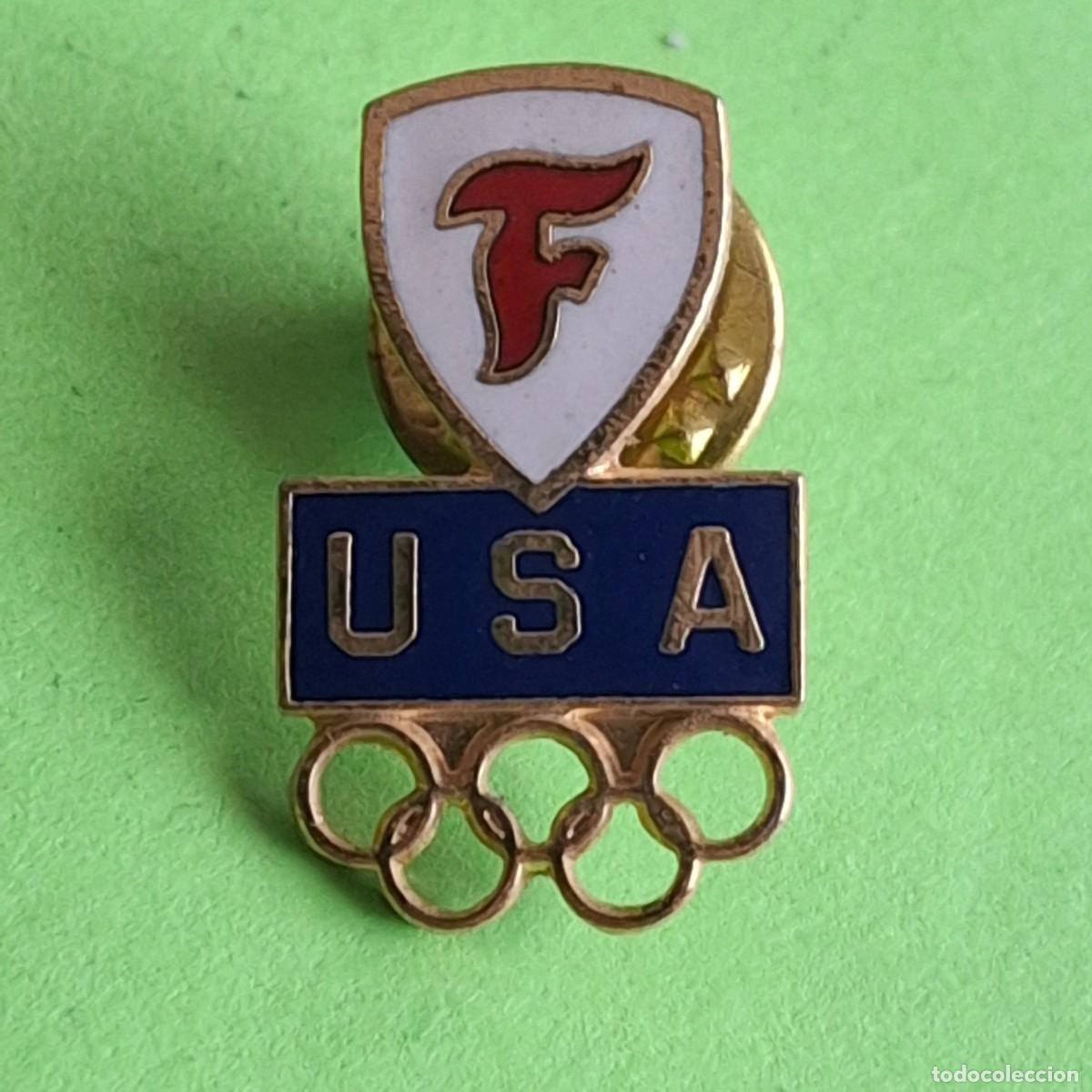 Pins de colecci&oacute;n: PIN OLIMPICO OLYMPIC GAMES JUEGOS OLIMPICOS OLIMPIADAS - USA TEAM FIRESTONE