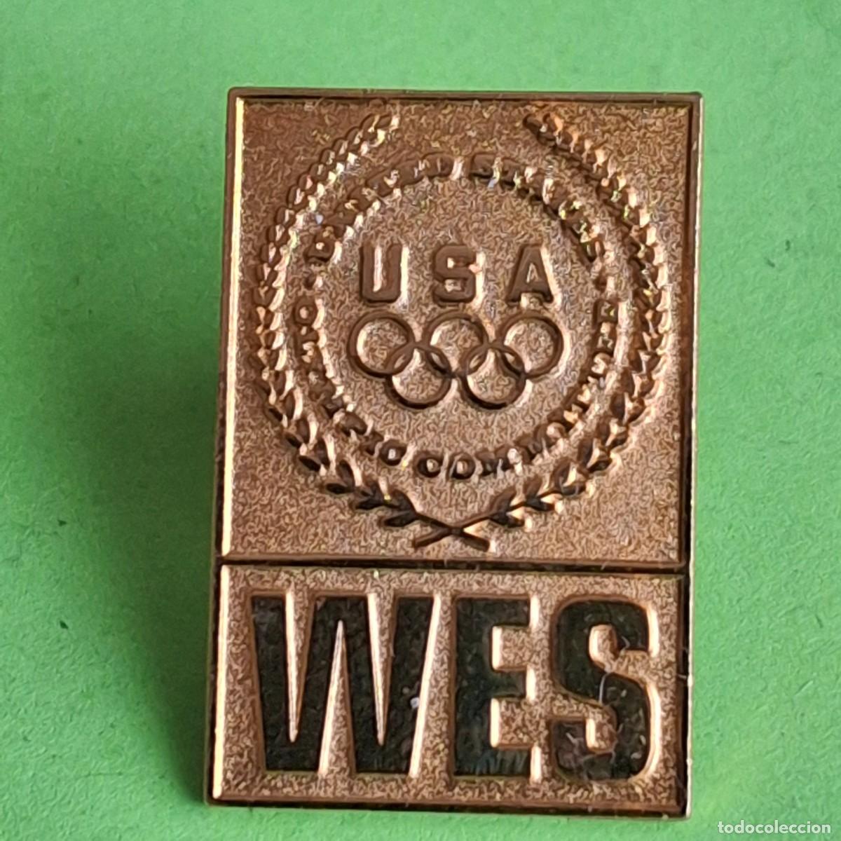 Collection pins: PIN OLIMPICO OLYMPIC GAMES JUEGOS OLIMPICOS OLIMPIADAS - WES UNITED STATES COMMITTEE USA