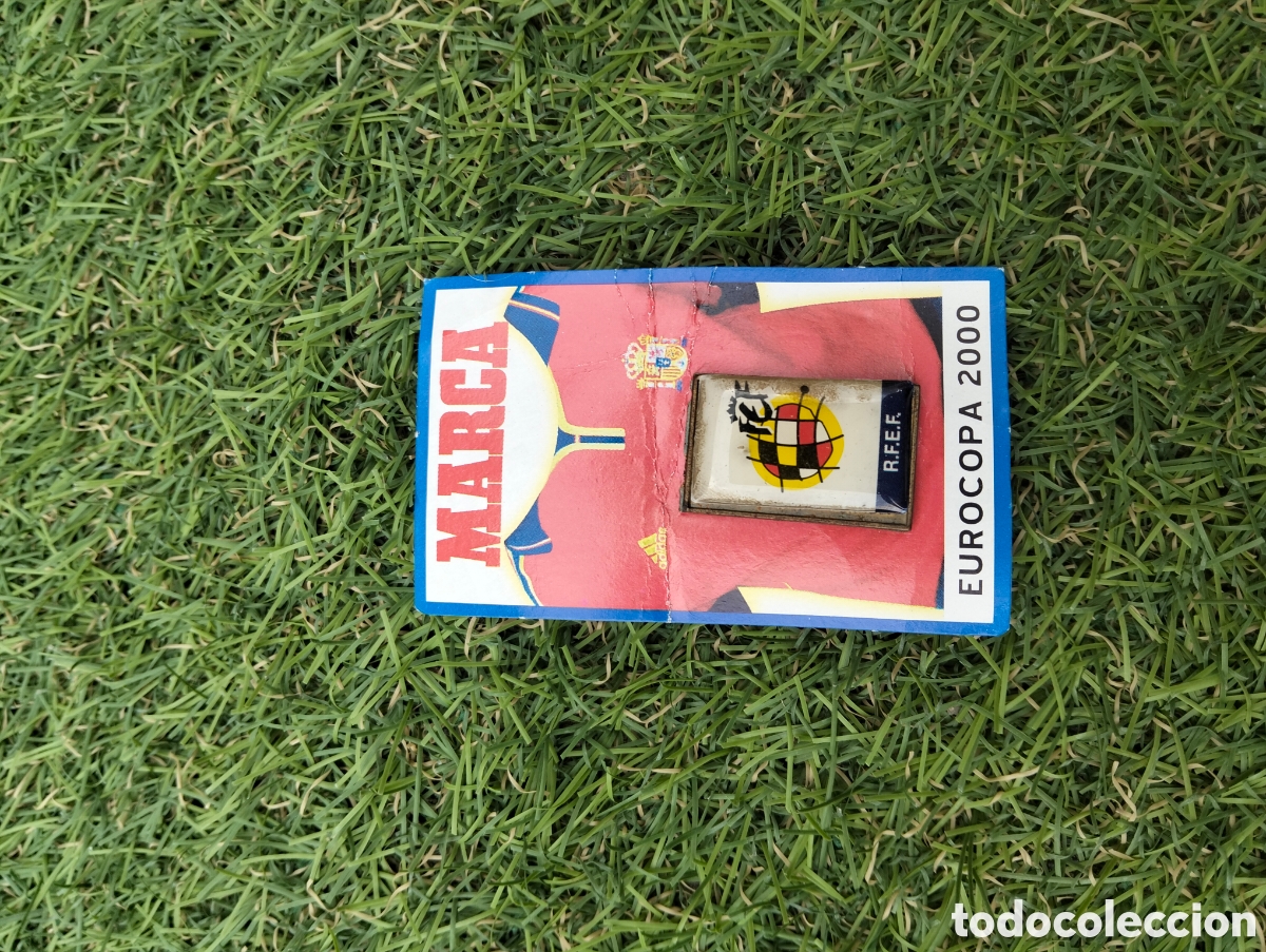 Pins de colecci&oacute;n: Pin Eurocopa 2000 Marca - Foto 1