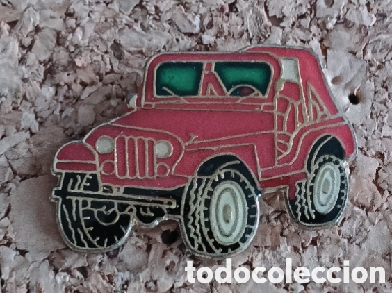 Pins de colecci&oacute;n: PIN COCHES JEEP WRANGLER ROJO
