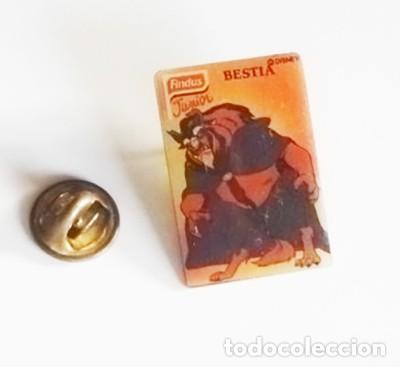 Pin's de collection: PIN BESTIA FINDUS PERSONAJE D LA BELLA Y LA BESTIA D LA PEL&Iacute;CULA INFANTIL DE DIBUJOS ANIMADOS DISNEY